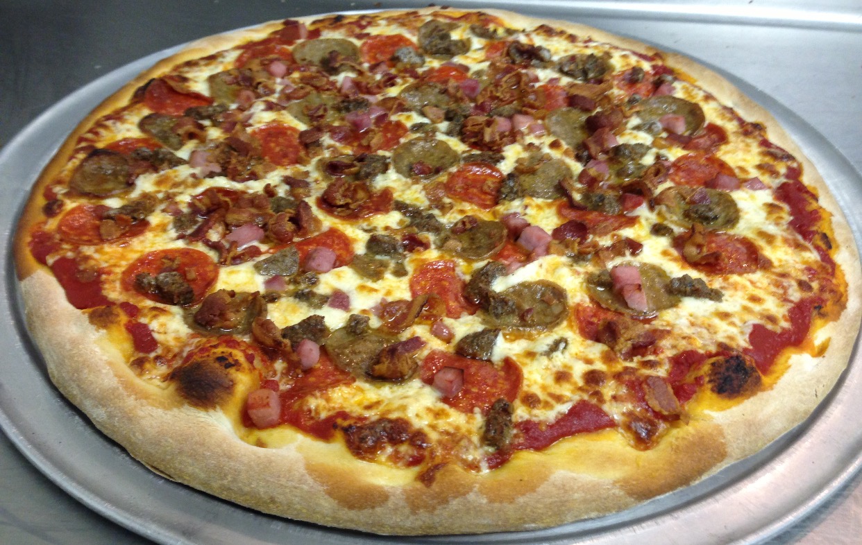 Order Meat Lover Pizza food online from Bd Star Pizza store, New York on bringmethat.com