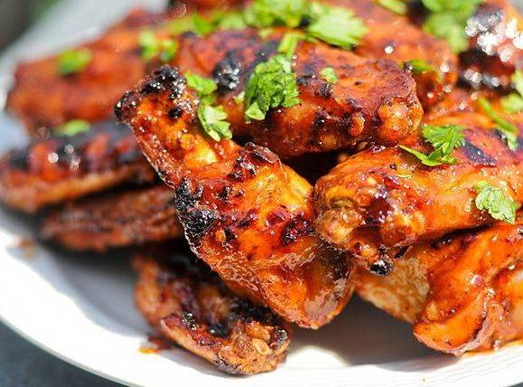 Order Chipotle BBQ Wings food online from Black Iron Burger store, New York on bringmethat.com