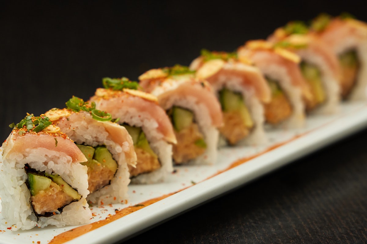 Order HOT NIGHT ROLL food online from Ra Sushi store, Houston on bringmethat.com