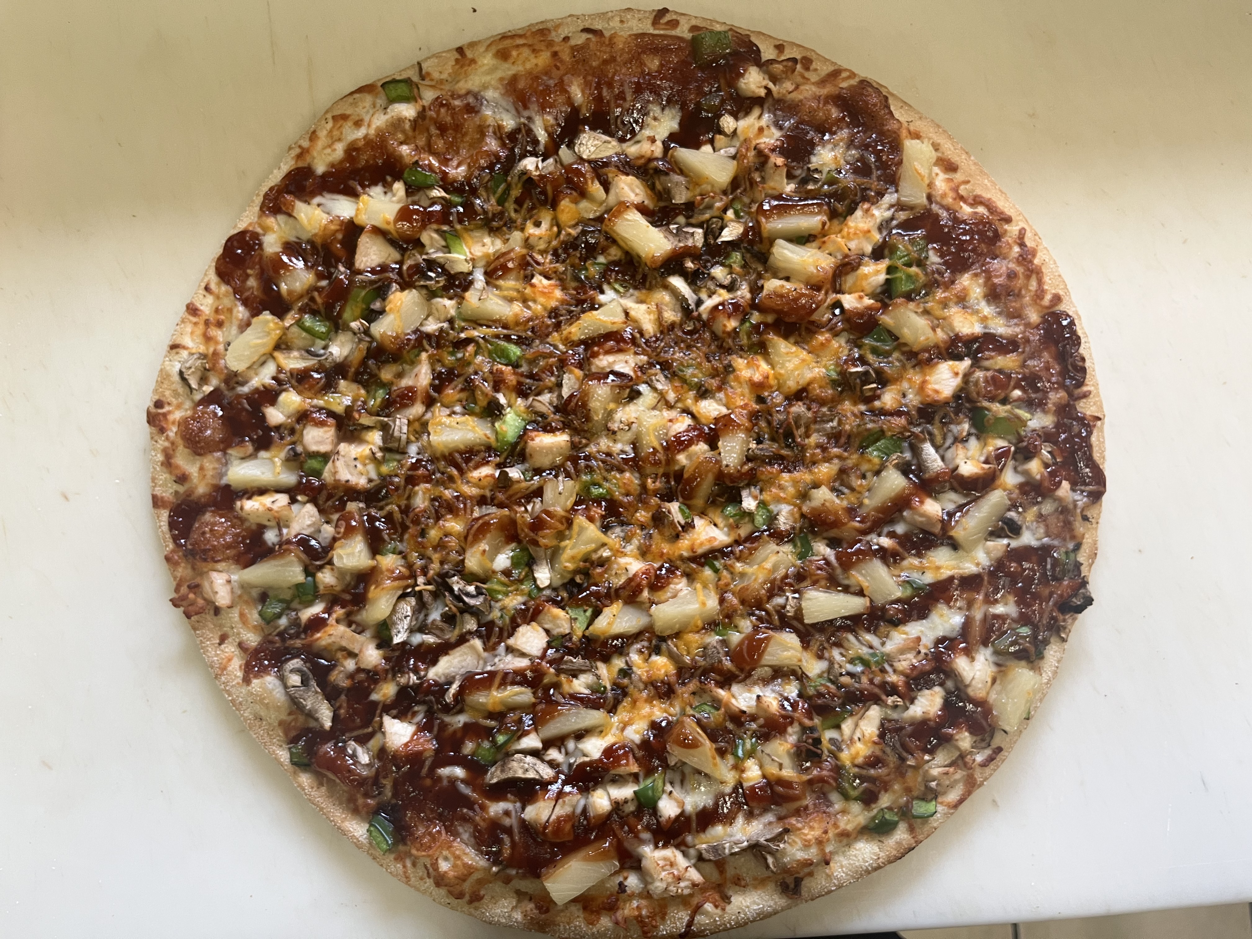 Order BBQ Chicken Pizza food online from Express Pizza store, Pittsburgh on bringmethat.com