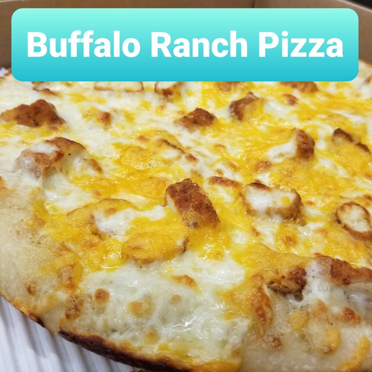 Order Buffalo Ranch Pizza - Small food online from Marino's Pizza store, Spring Arbor on bringmethat.com