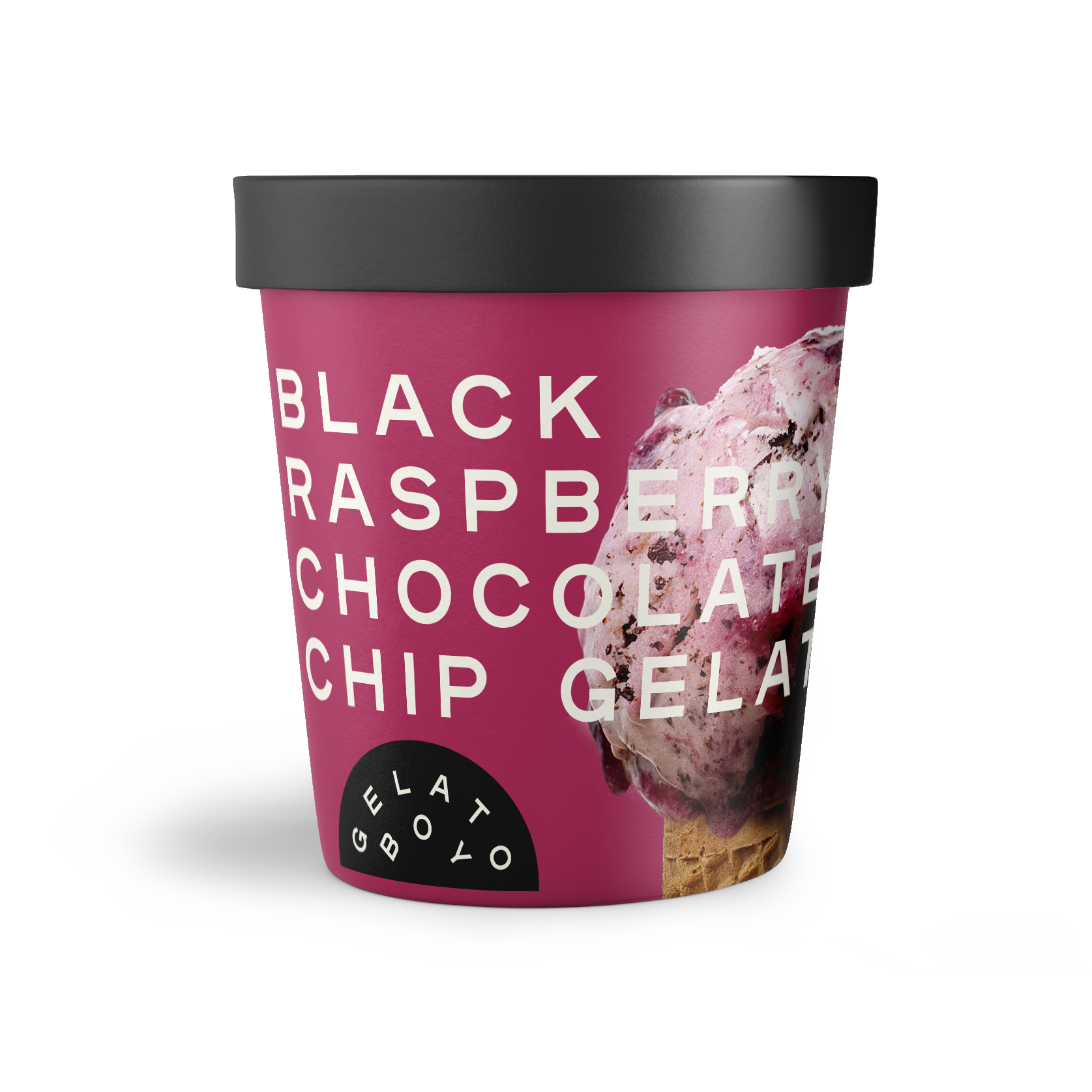 Order Black Raspberry Chocolate Chip food online from Gelato Boy store, Denver on bringmethat.com