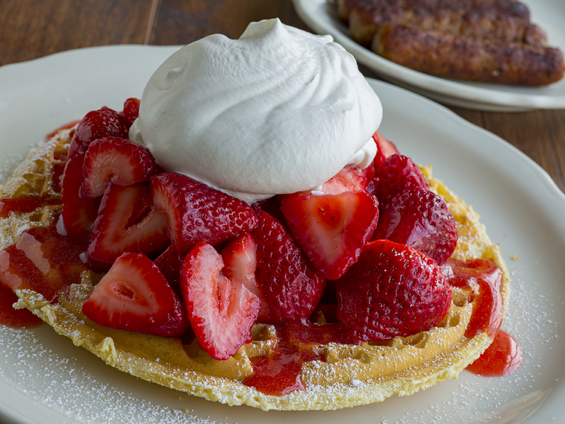 Order Fresh Strawberry Waffle food online from The Original Pancake House store, Norco on bringmethat.com
