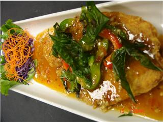 Order 68. Tilapia Fillet food online from My Thai Place Restaurant store, Brambleton on bringmethat.com