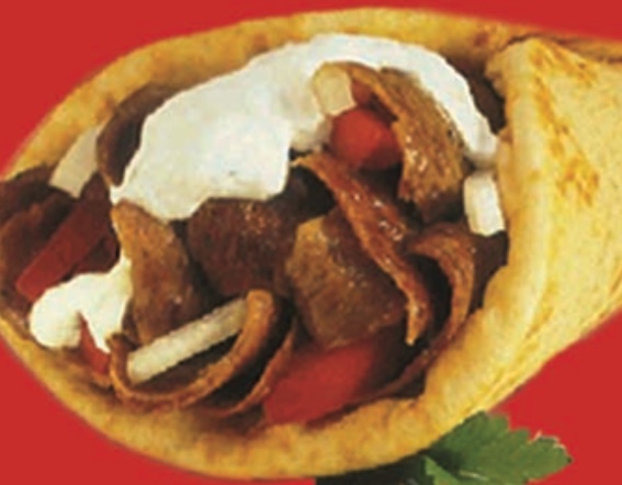 Order 8. Beef Gyro food online from Crown Fried Chicken & Pizza store, Brooklyn on bringmethat.com