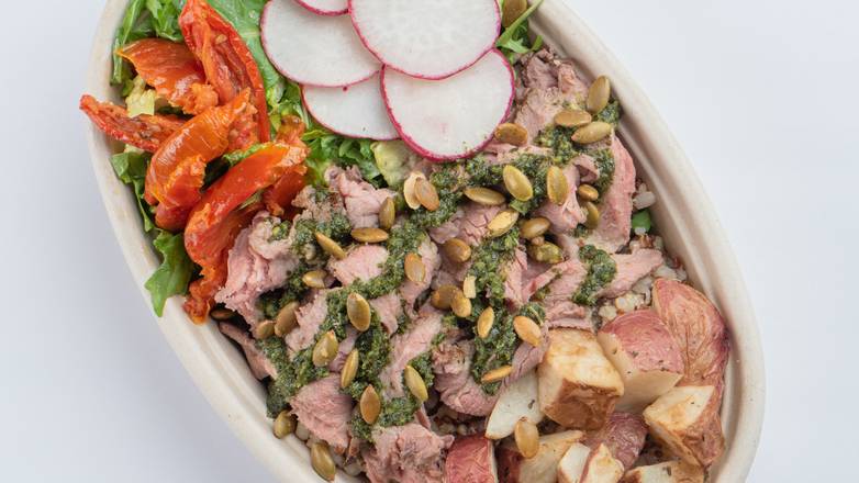 Order Chimichurri Steak and Roasted Potato Bowl food online from Vitality Bowls store, Colorado Springs on bringmethat.com
