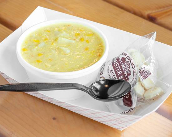 Order Corn Chowder food online from The Beach Plum store, Portsmouth on bringmethat.com