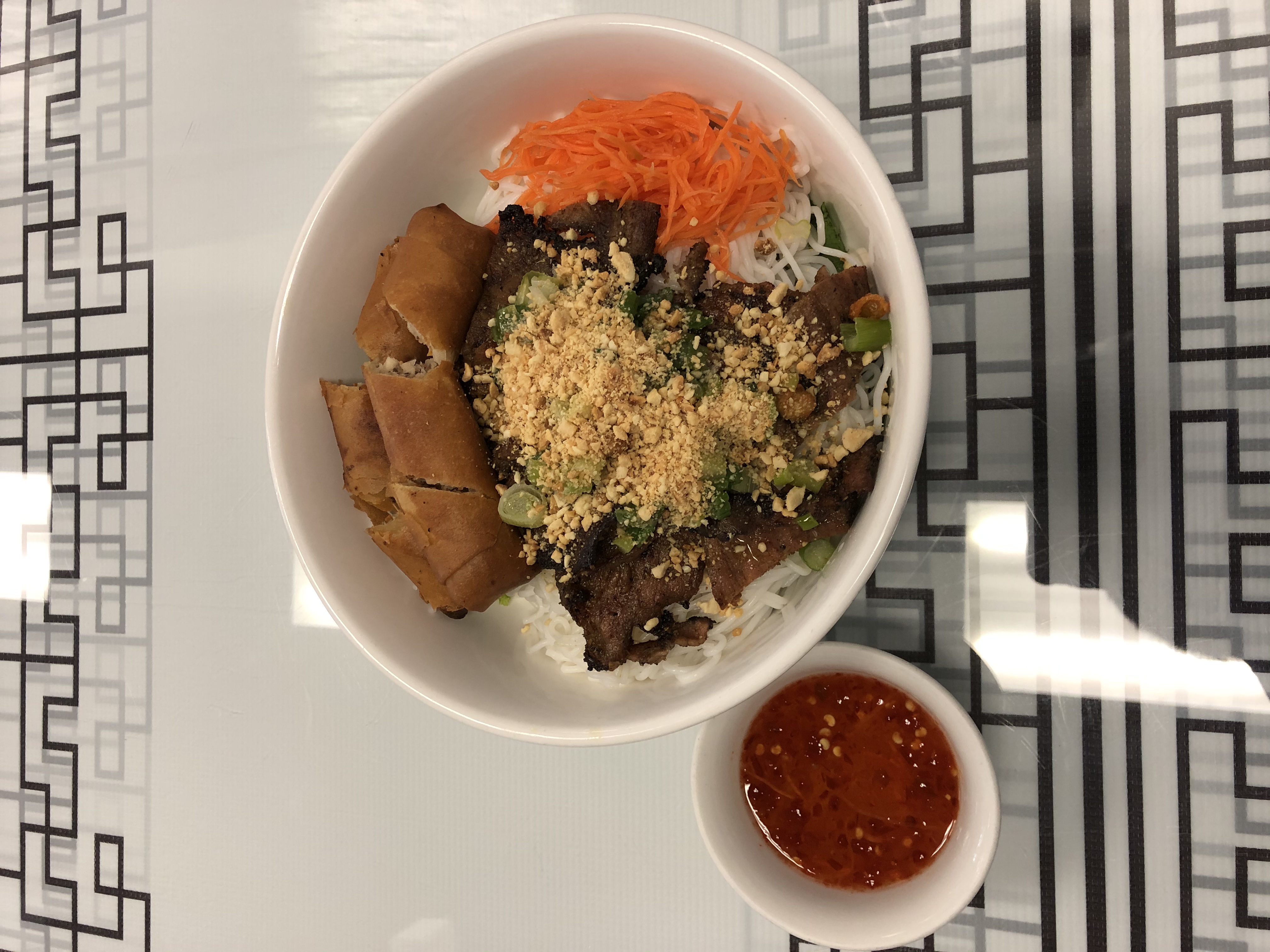 Order E15. Bun Cha Gio Thit Nuong food online from Larkin Restaurant store, San Francisco on bringmethat.com
