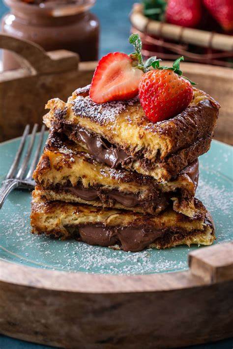 Order **NEW**Nutella Stuffed French Toast  food online from Avellino store, Medford on bringmethat.com