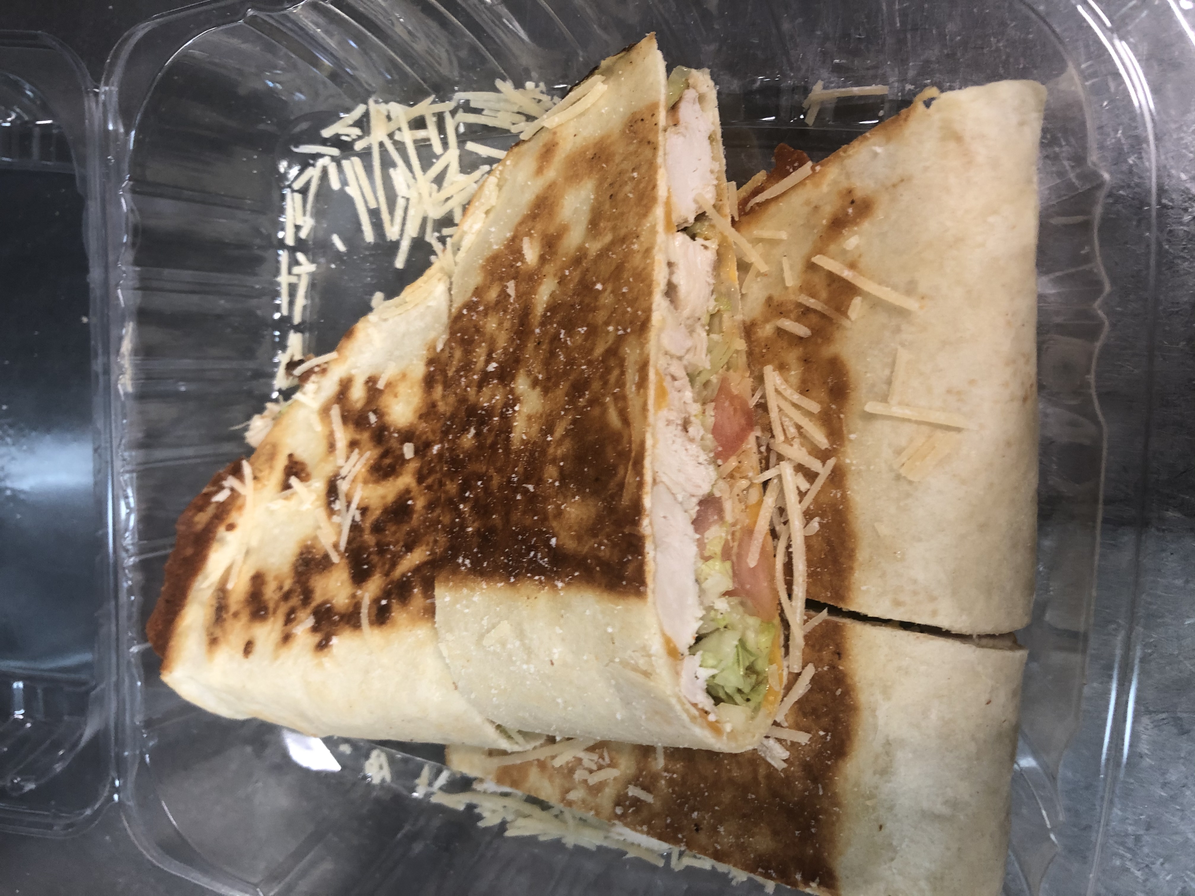 Order Chicken Quesadilla food online from Little Chef store, Coatesville on bringmethat.com