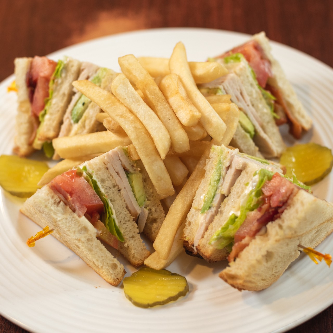 Order Turkey Club Sandwich food online from Morning Due Cafe store, San Francisco on bringmethat.com