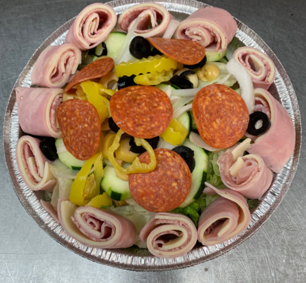 Order Large Antipasto Salad food online from Divano Pizza store, Garner on bringmethat.com