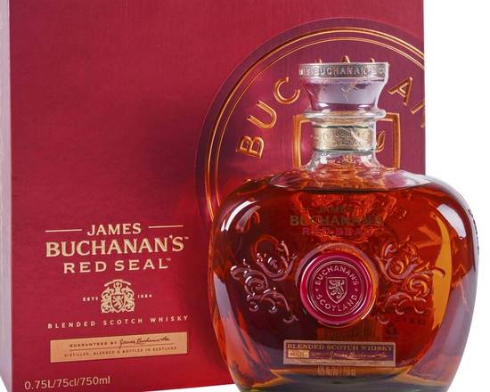 Order Buchanan's Red Seal, 750mL bottle (40% ABV) food online from Moby Liquor store, Los Angeles on bringmethat.com
