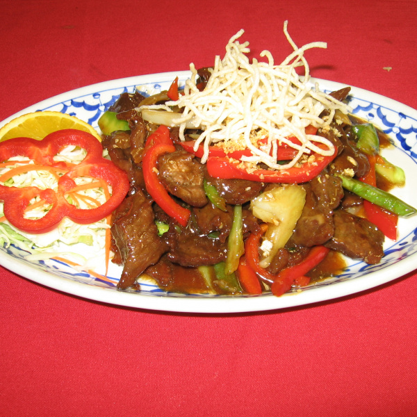 Order Mongolian Thai Style Entree food online from The Thai House store, Las Vegas on bringmethat.com