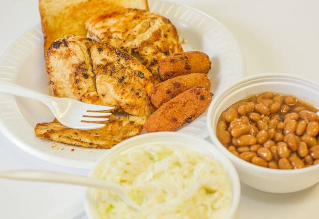 Order Grilled Chicken Plate food online from Brightstar Grill store, Mount Holly on bringmethat.com