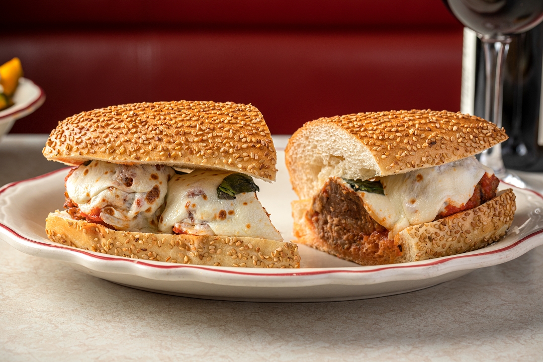 Order MEATBALL PARM HERO food online from Parm store, Central Valley on bringmethat.com