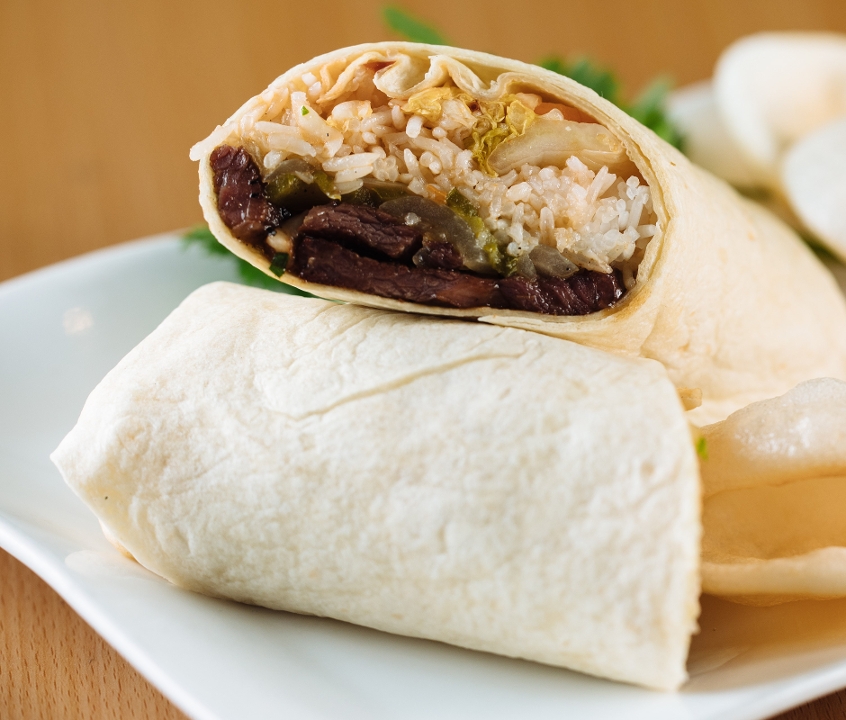 Order Korean BBQ Burrito food online from Pho Crimson store, Dallas on bringmethat.com
