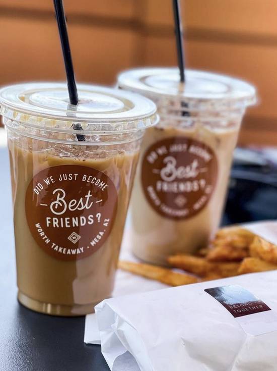Order Spiced Honey Cold Brew Latte 16oz - PLATFORMS food online from Worth Takeaway store, Mesa on bringmethat.com