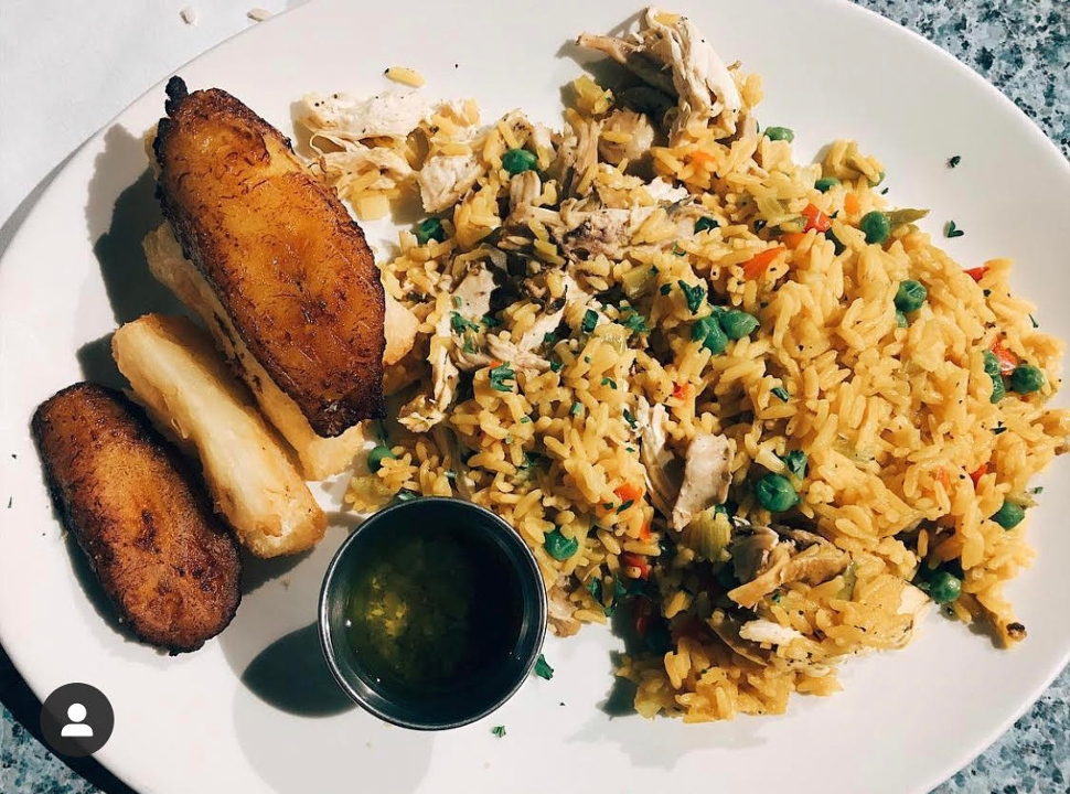 Order -Arroz con Pollo food online from Rick Desert Grill store, Palm Springs on bringmethat.com
