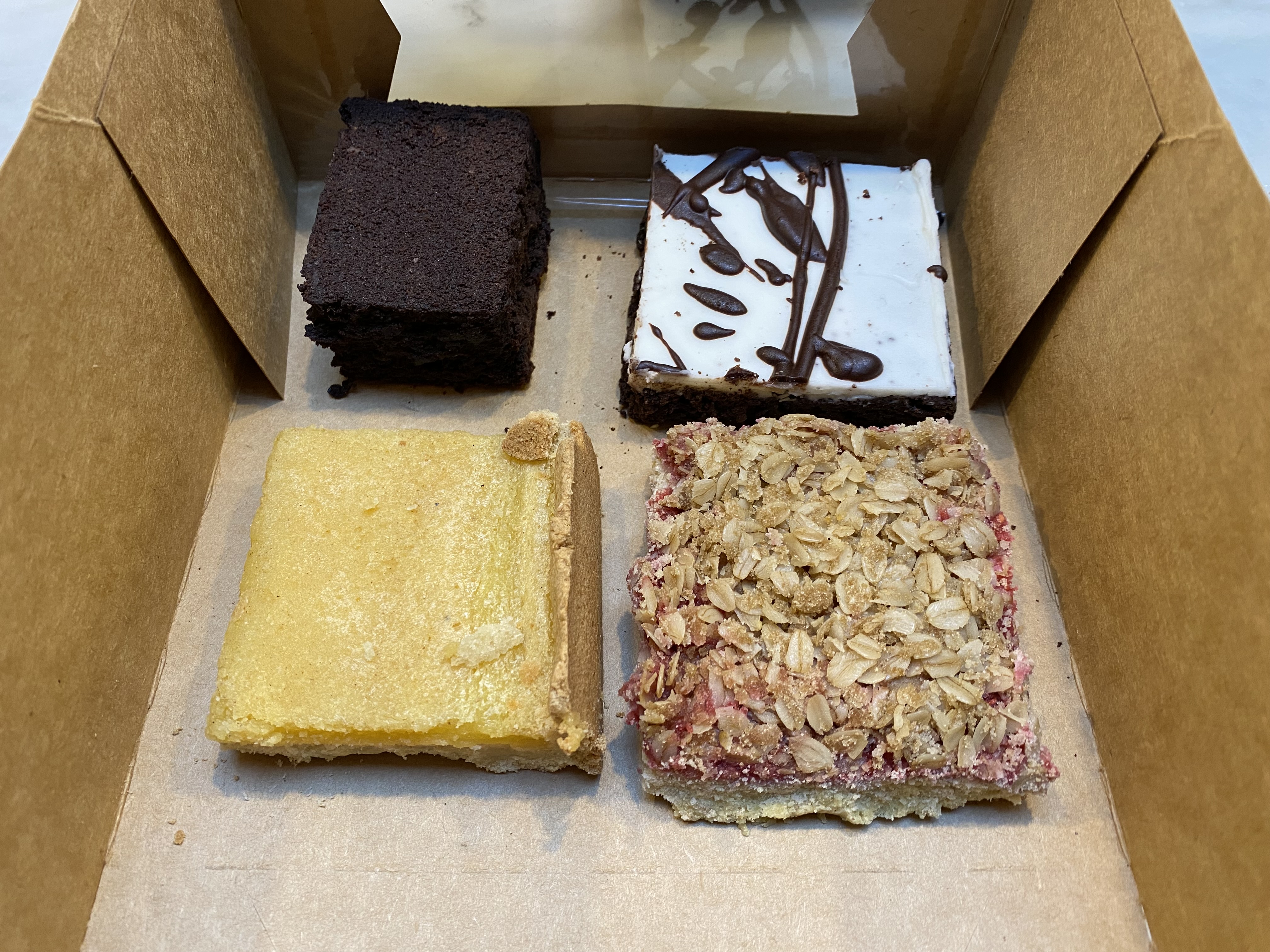 Order 4 pack bar cookie assortment food online from Nuflours store, Seattle on bringmethat.com