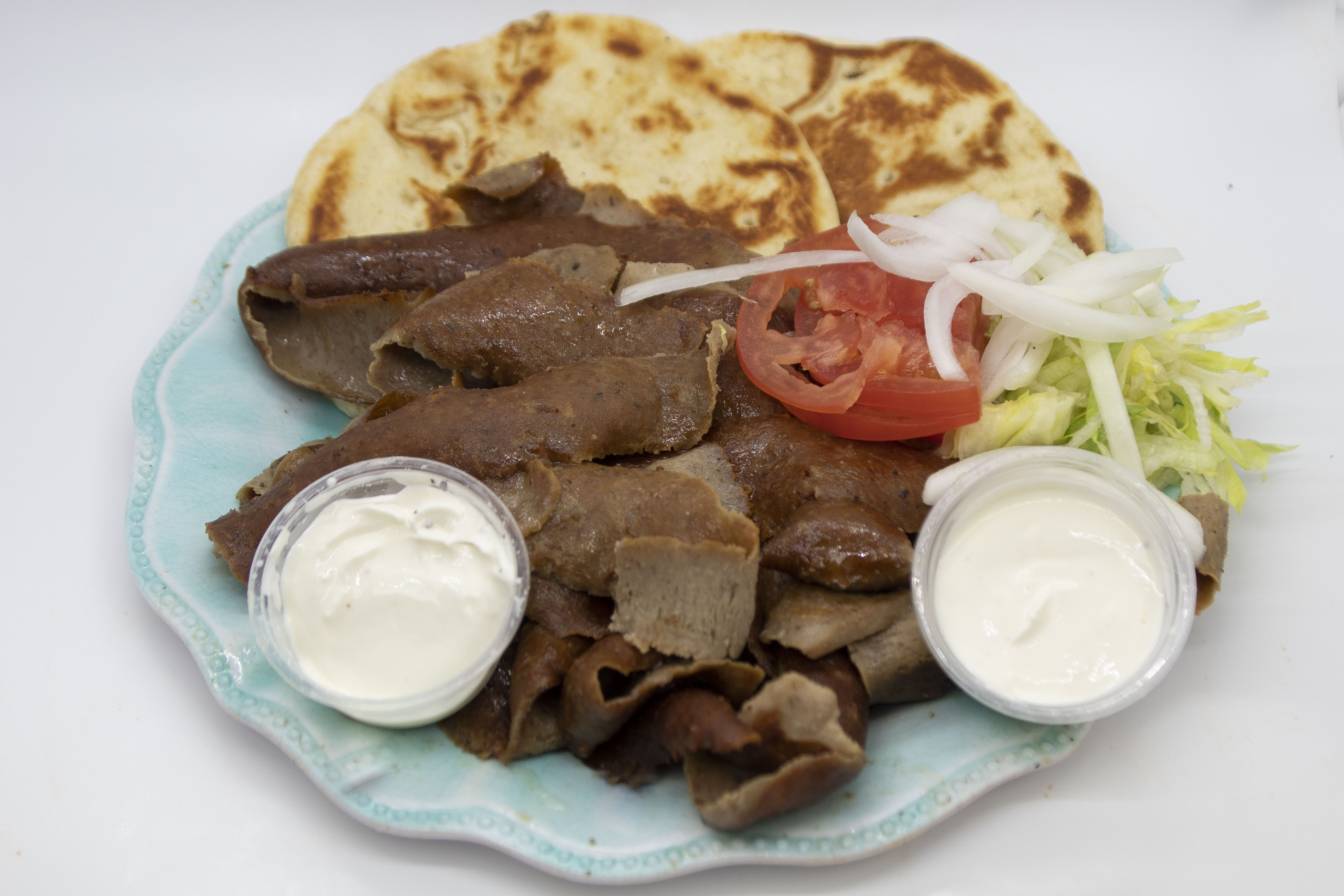 Order Gyro Plate food online from Baba Famous Steak And Lemonade store, Fort Wayne on bringmethat.com