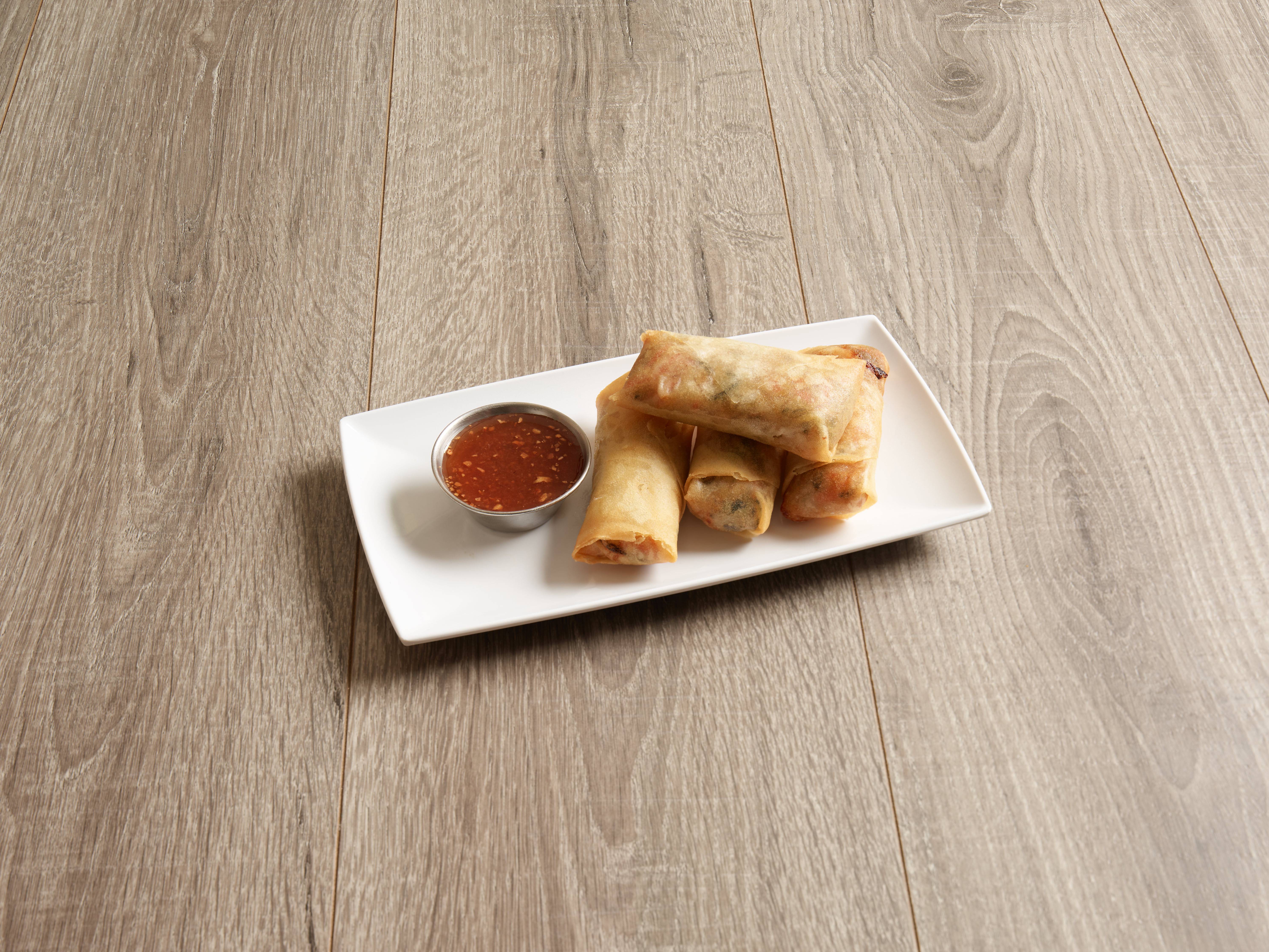 Order 4 Piece Spring Rolls food online from Everest Nepal Restaurant store, Colorado Springs on bringmethat.com
