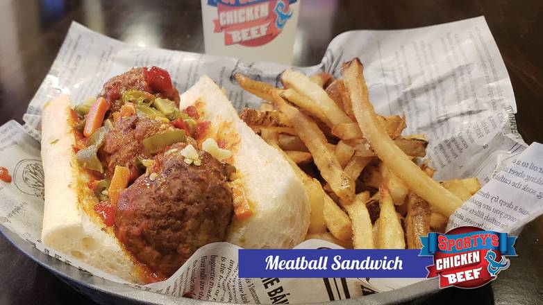 Order Meatball food online from Sporty Restaurant & Catering store, Bloomingdale on bringmethat.com