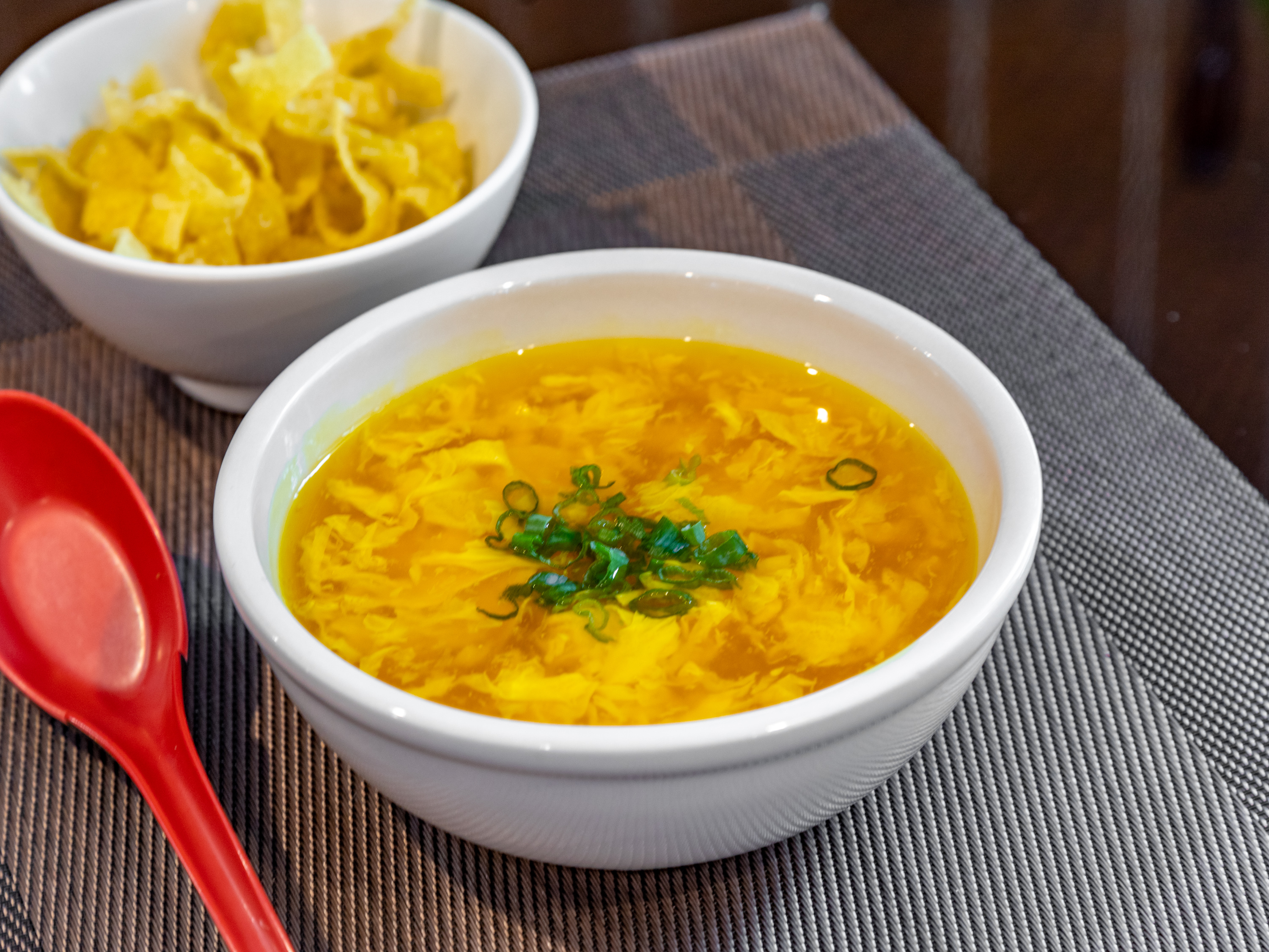 Order Egg Drop Soup food online from Asian Harbor store, Indianapolis on bringmethat.com