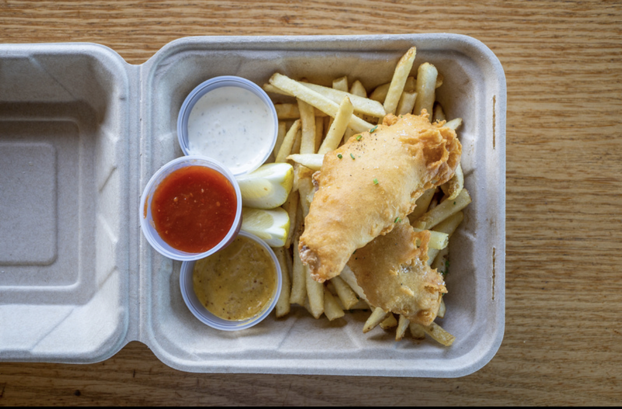 Order Fish and Chips  food online from Moonraker Mobile store, Pacifica on bringmethat.com