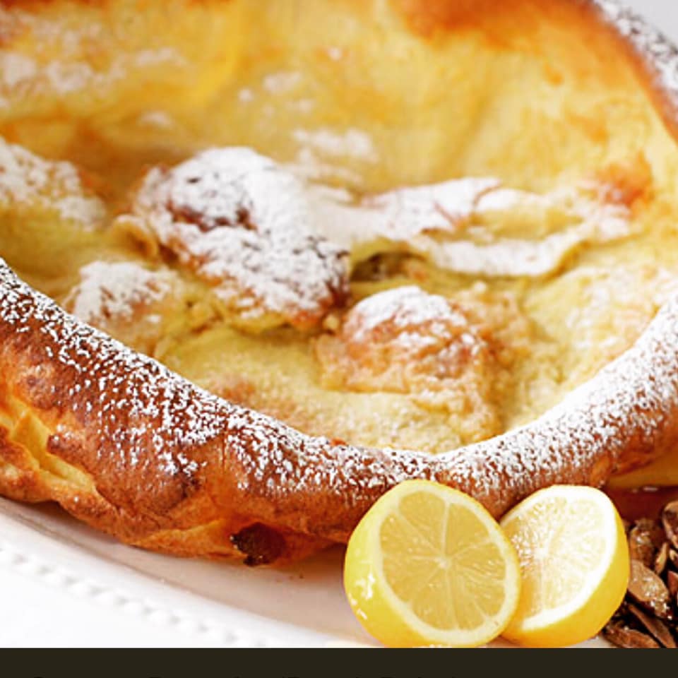 Order Dutch Baby Pancakes food online from American Pancake House store, South Bend on bringmethat.com