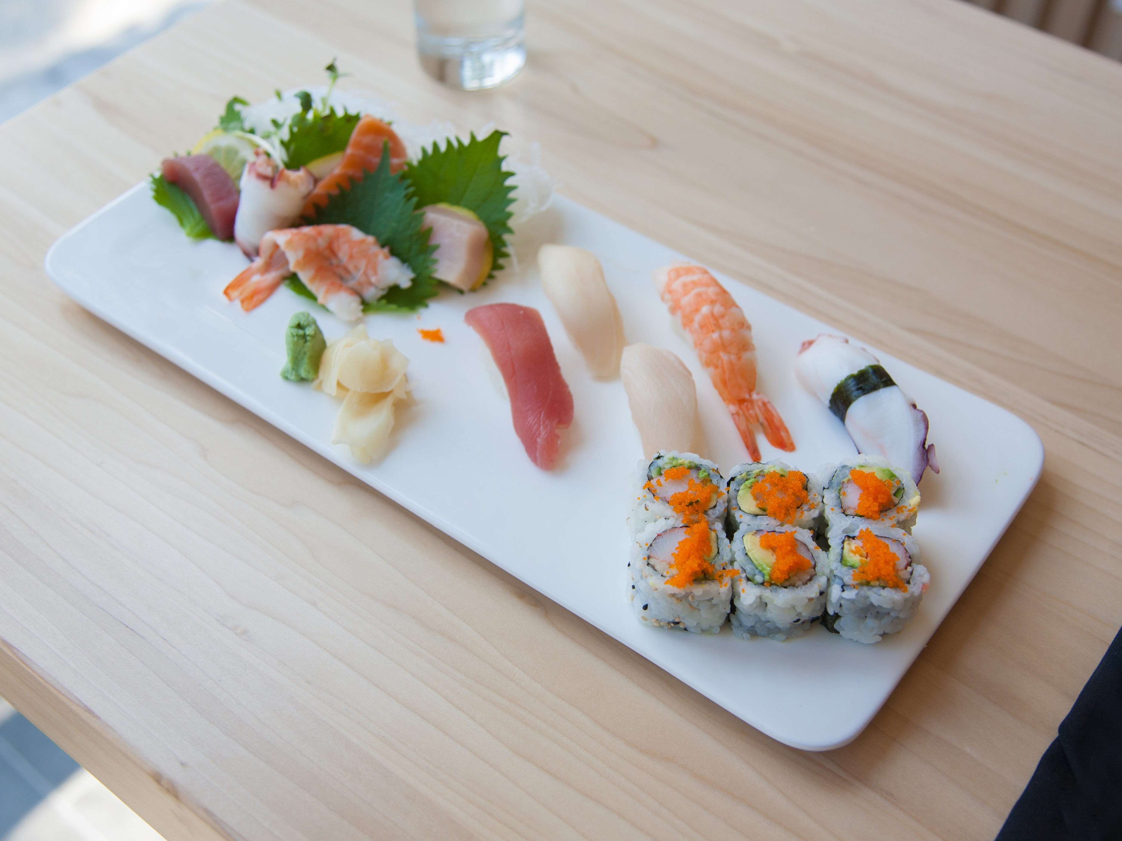 Order Sushi and Sashimi Combination Plate food online from Little Wok store, Chicago on bringmethat.com