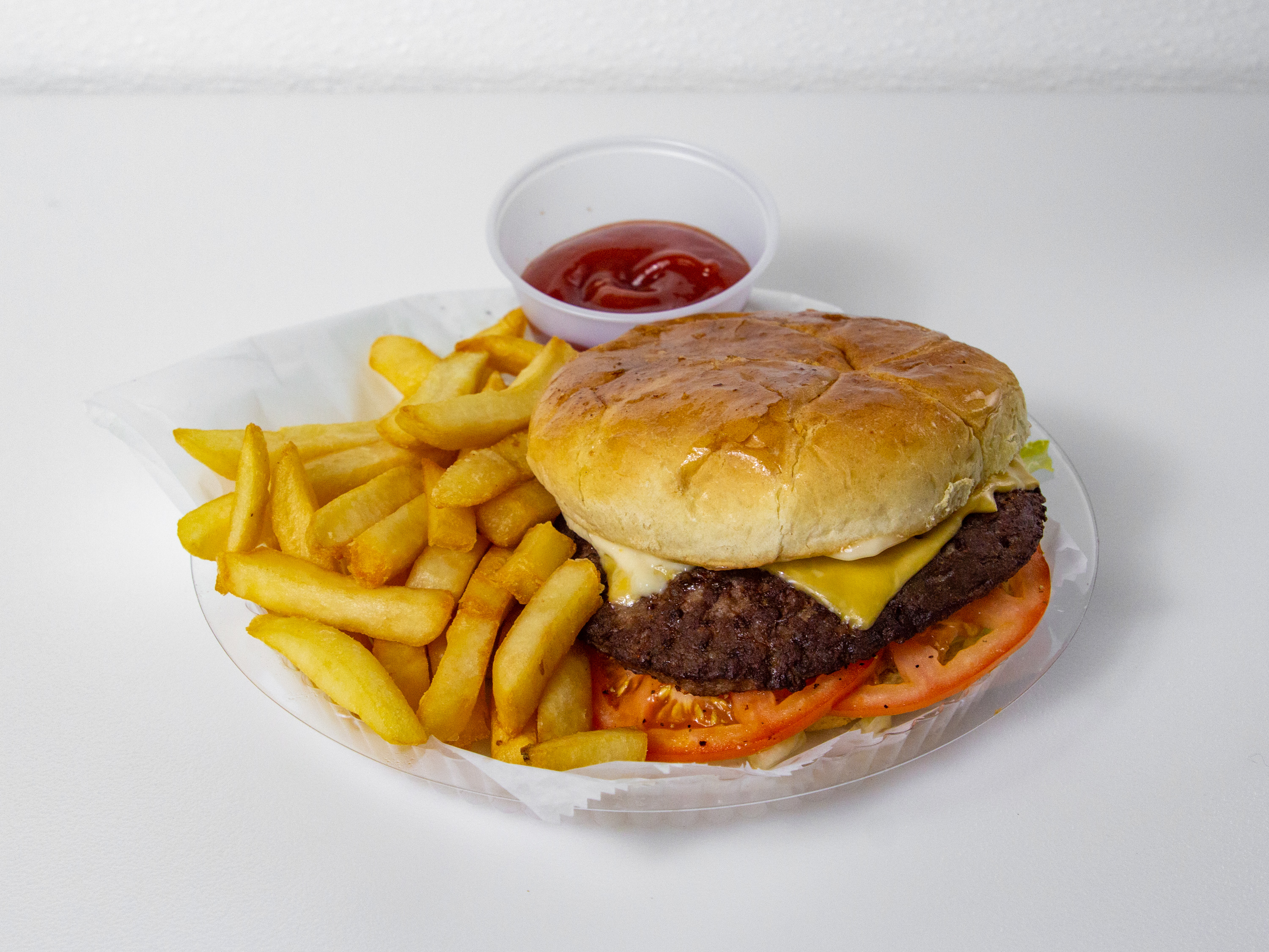 Order 2. Cheeseburger food online from Congress Market Inc store, Schenectady on bringmethat.com