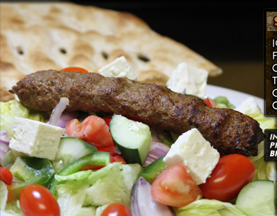 Order S7. Shami Kebab Salad food online from Food Corner Kabob House store, Arlington on bringmethat.com