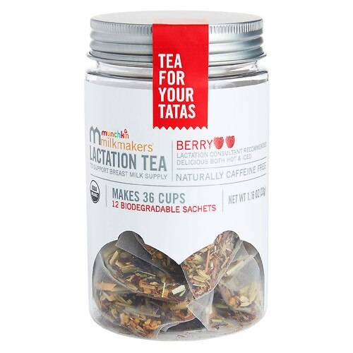 Order Munchkin Milkmakers Lactation Tea Berry - 12.0 ea food online from Walgreens store, Daly City on bringmethat.com