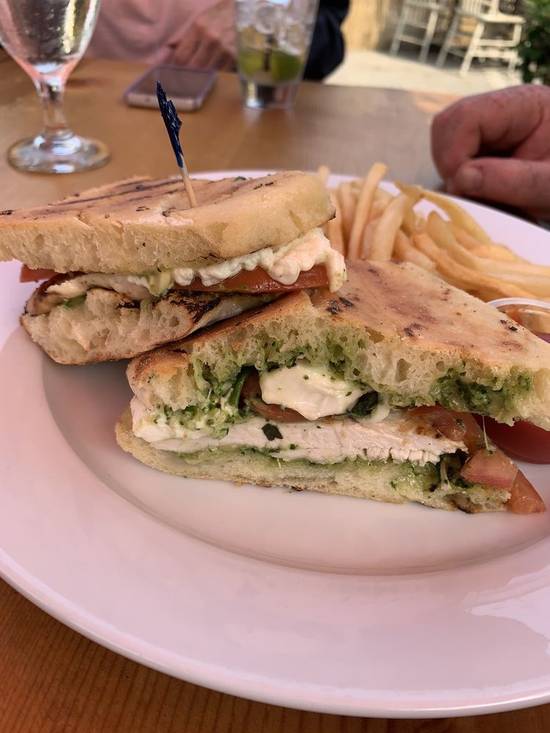 Order Caprese Panini food online from Monterey Cookhouse store, Monterey on bringmethat.com