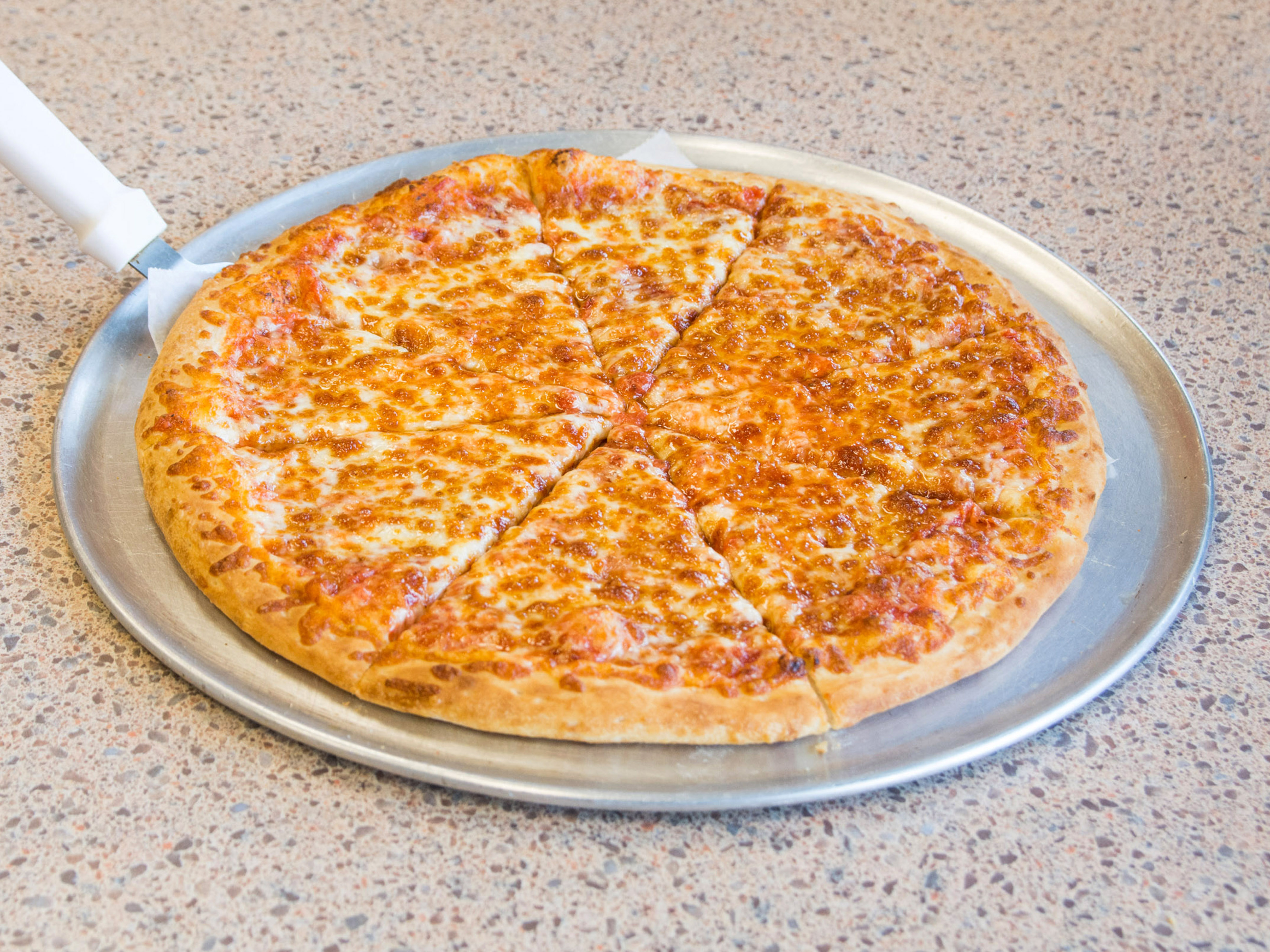 Order Cheese Pizza food online from Slices Pizzeria store, Bel Air on bringmethat.com