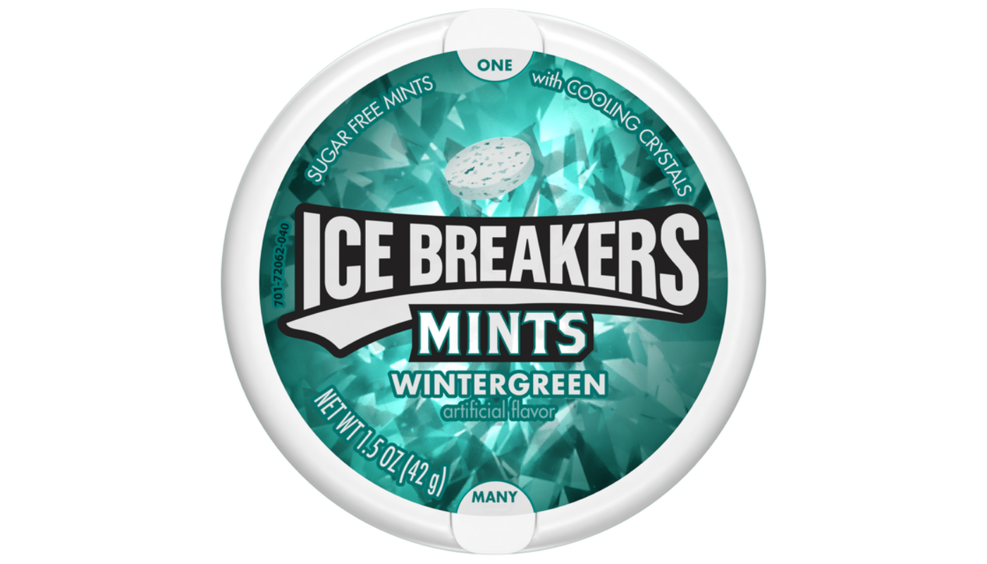 Order Ice Breakers Mints Wintergreen 1.5oz food online from Oak Knoll Liquor store, Santa Maria on bringmethat.com