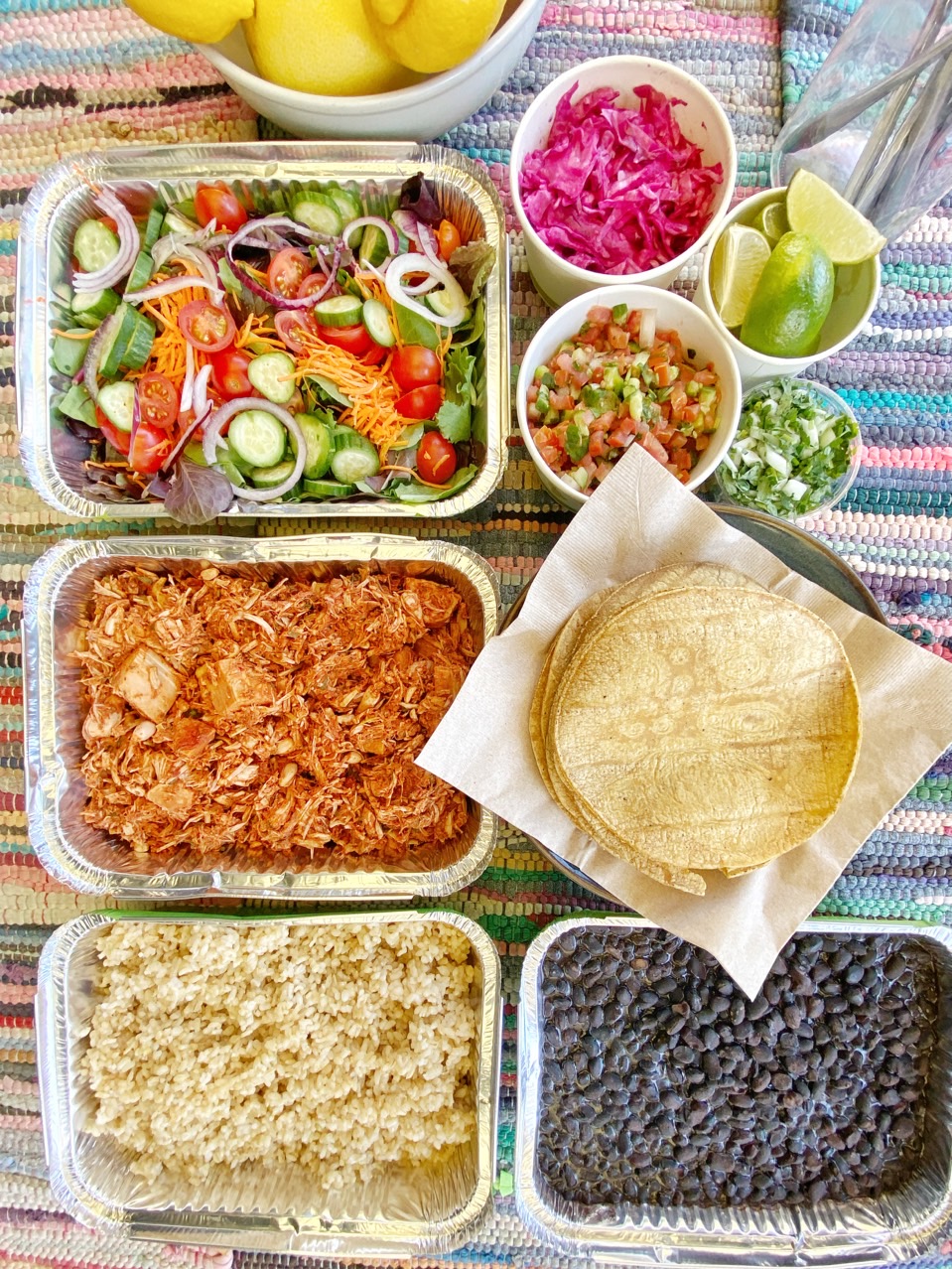 Order Taco Dinner for 4 food online from Sage Plant Based Bistro & Brewery store, Agoura Hills on bringmethat.com