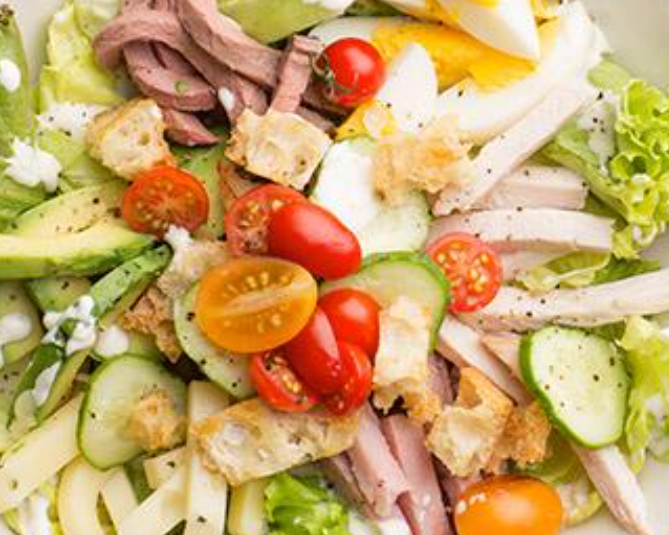 Order Chef Salad  food online from Subbies Subs & More store, Clovis on bringmethat.com