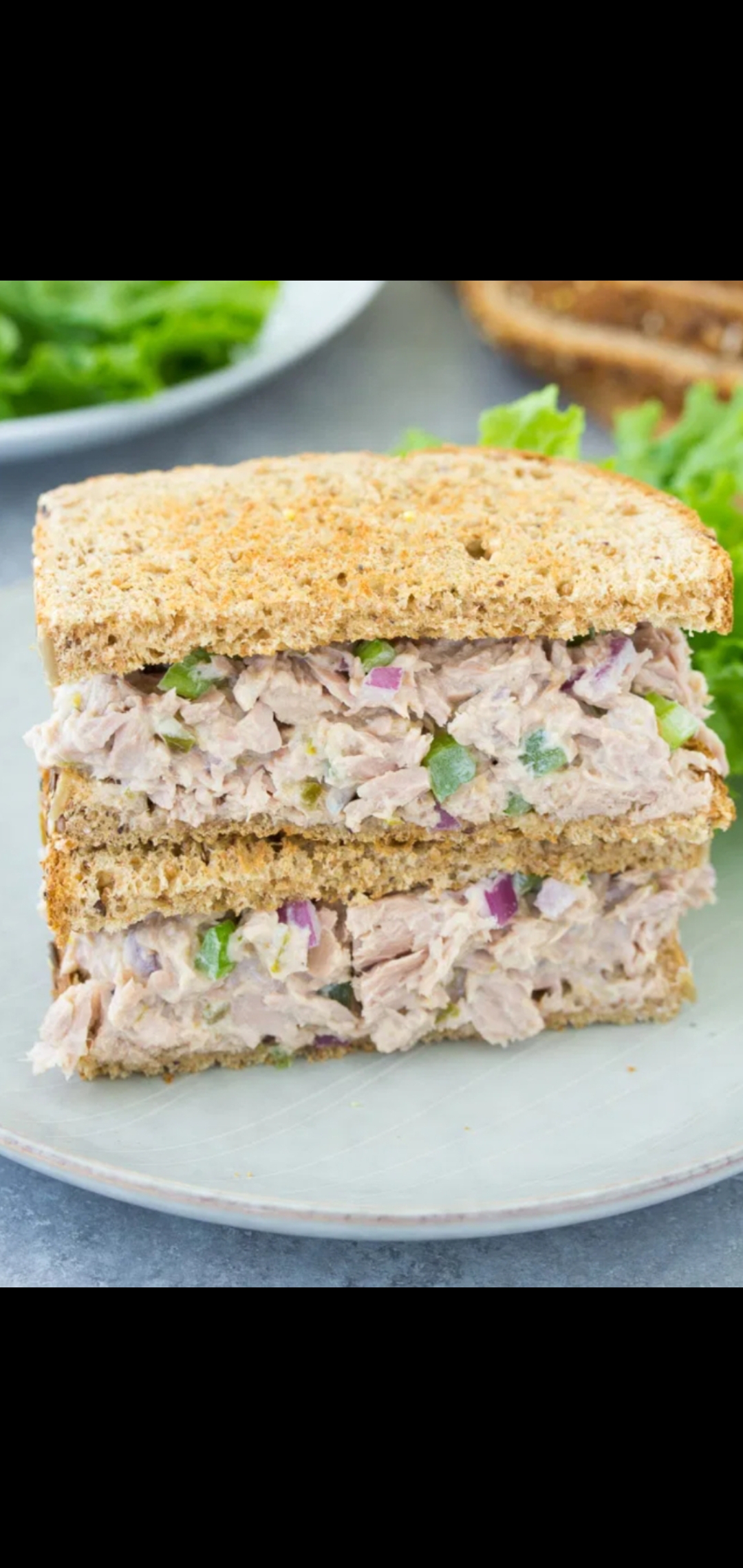 Order Healthy Tuna Sandwich ( individual can tuna carrots peppers red onions pickles tomatoes  romaine lettuce) food online from American Gourmet Foods Deli store, New York on bringmethat.com