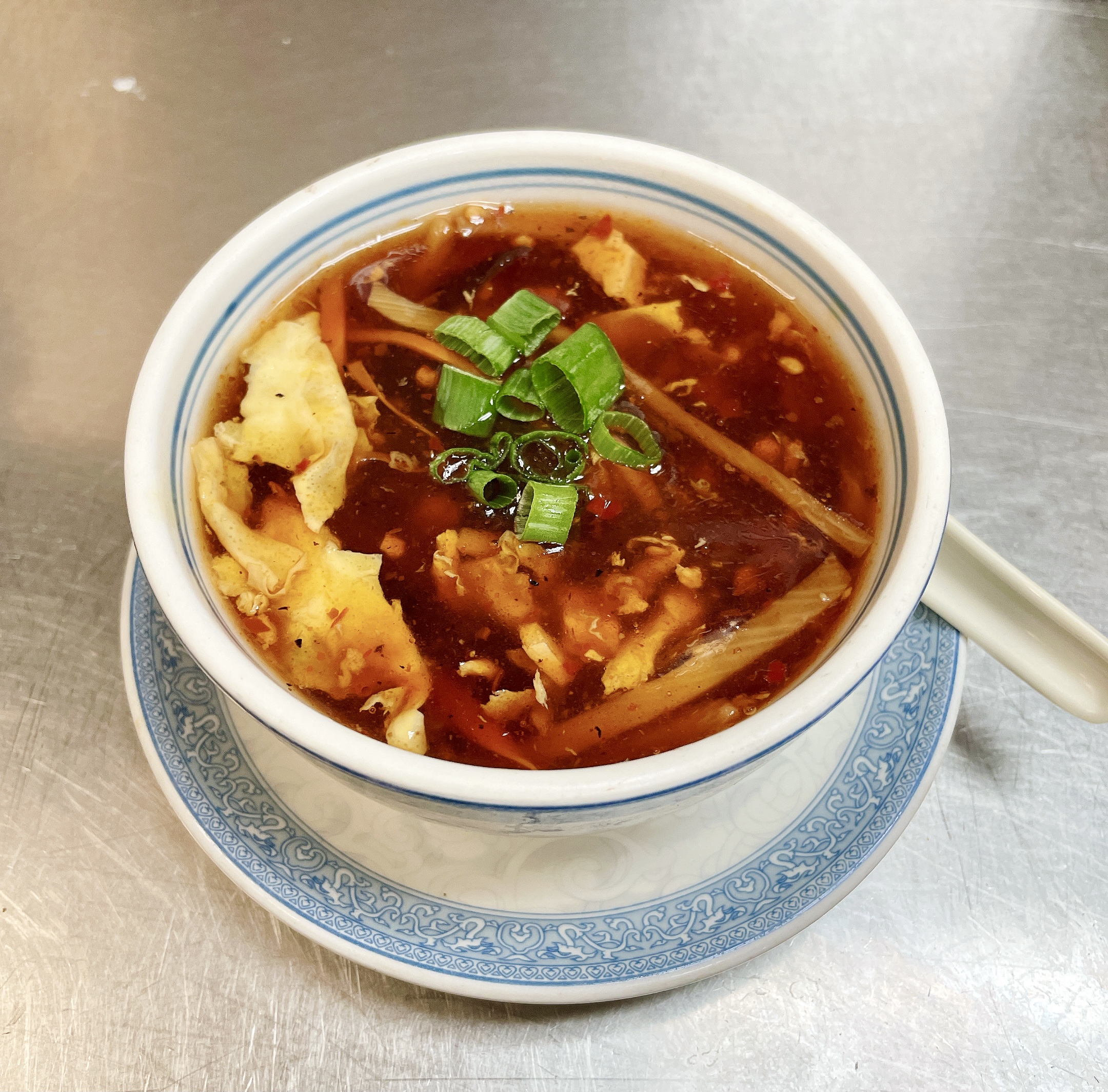 Order D2. Hot & Sour Soup food online from China Cottage store, Katy on bringmethat.com