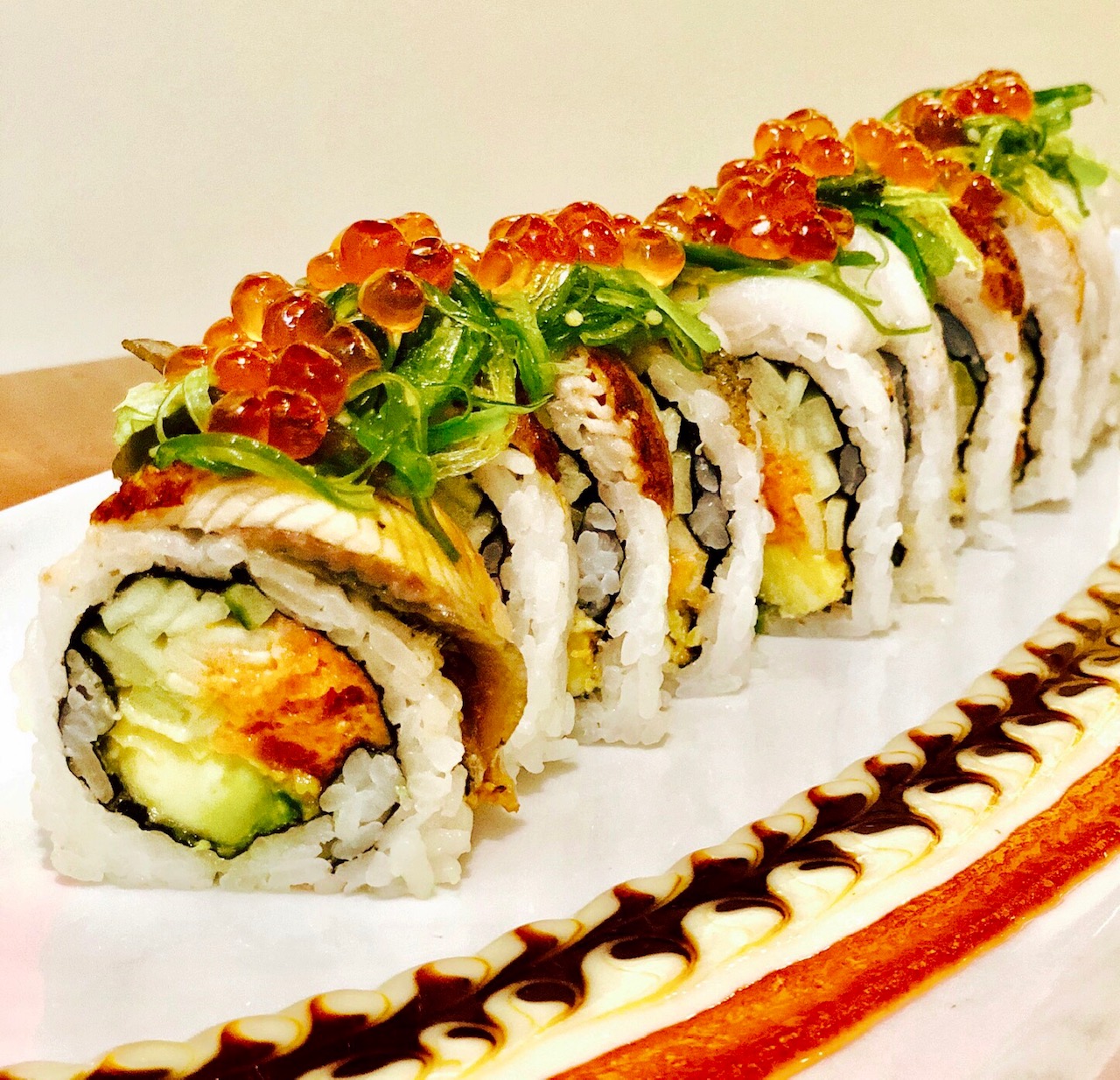 Order The Bitcoin Jumbo Roll food online from Hot Woks Cool Sushi On Adams store, Chicago on bringmethat.com