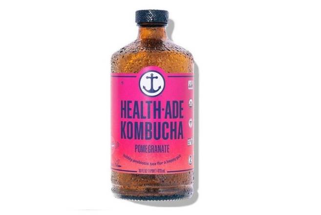 Order Healthade Pomogranate Kombucha food online from Original Chopshop store, Tempe on bringmethat.com