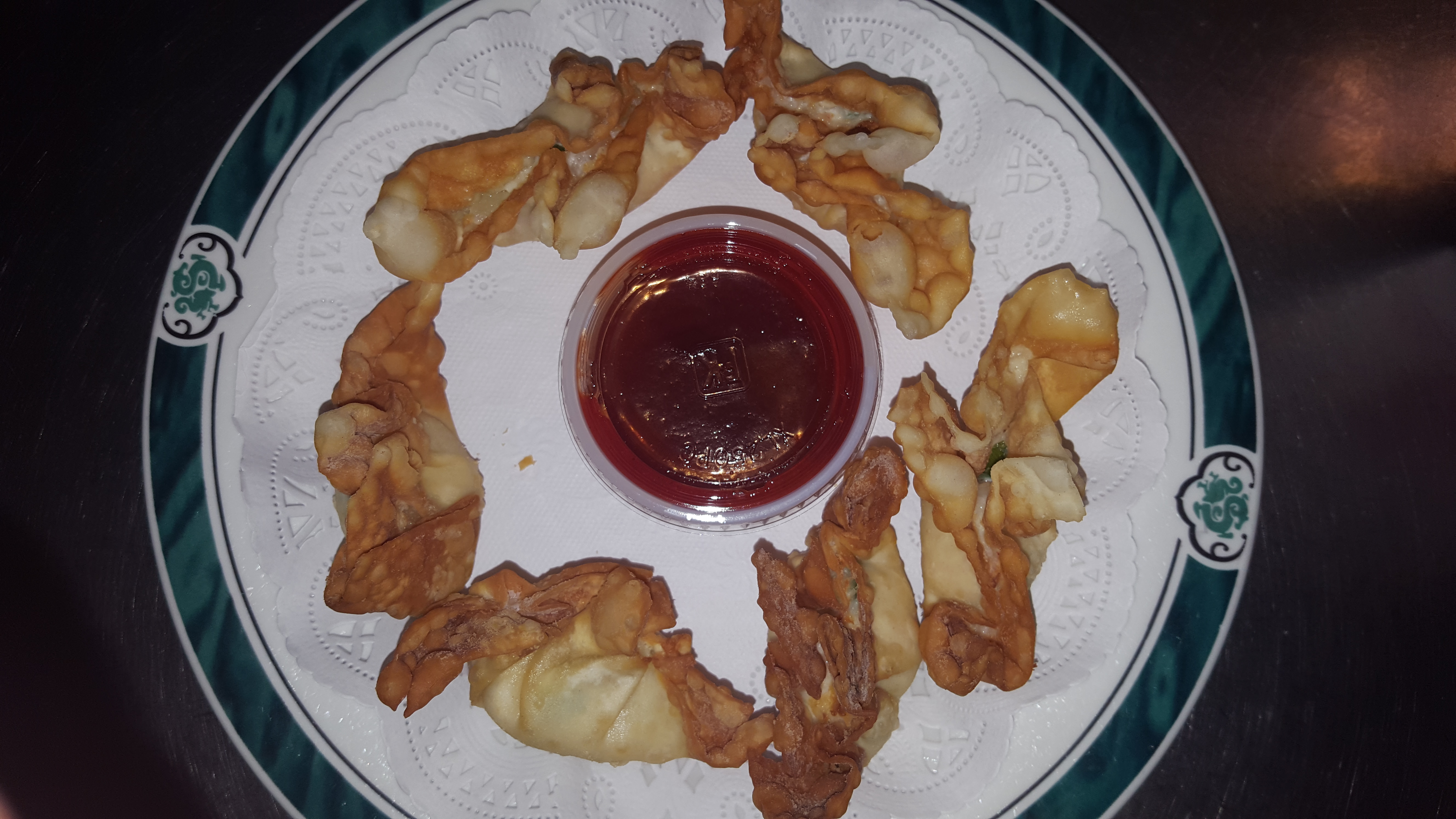 Order A5. Cream Cheese Wonton food online from 88 Chinese & Sushi Sherman Oaks store, Van Nuys on bringmethat.com