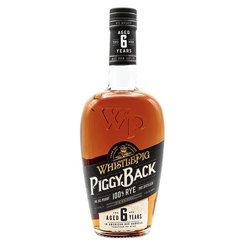 Order WhistlePig PiggyBack Rye Whiskey 6 Year - 750ml/Single food online from Bottle Shop & Spirits store, Los Alamitos on bringmethat.com