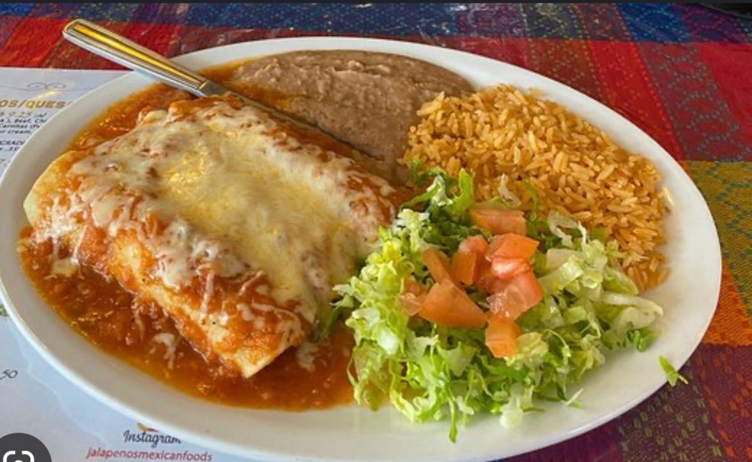 Order Enchilada dinner food online from El Fogon Mexican Grill store, Auburn Hills on bringmethat.com