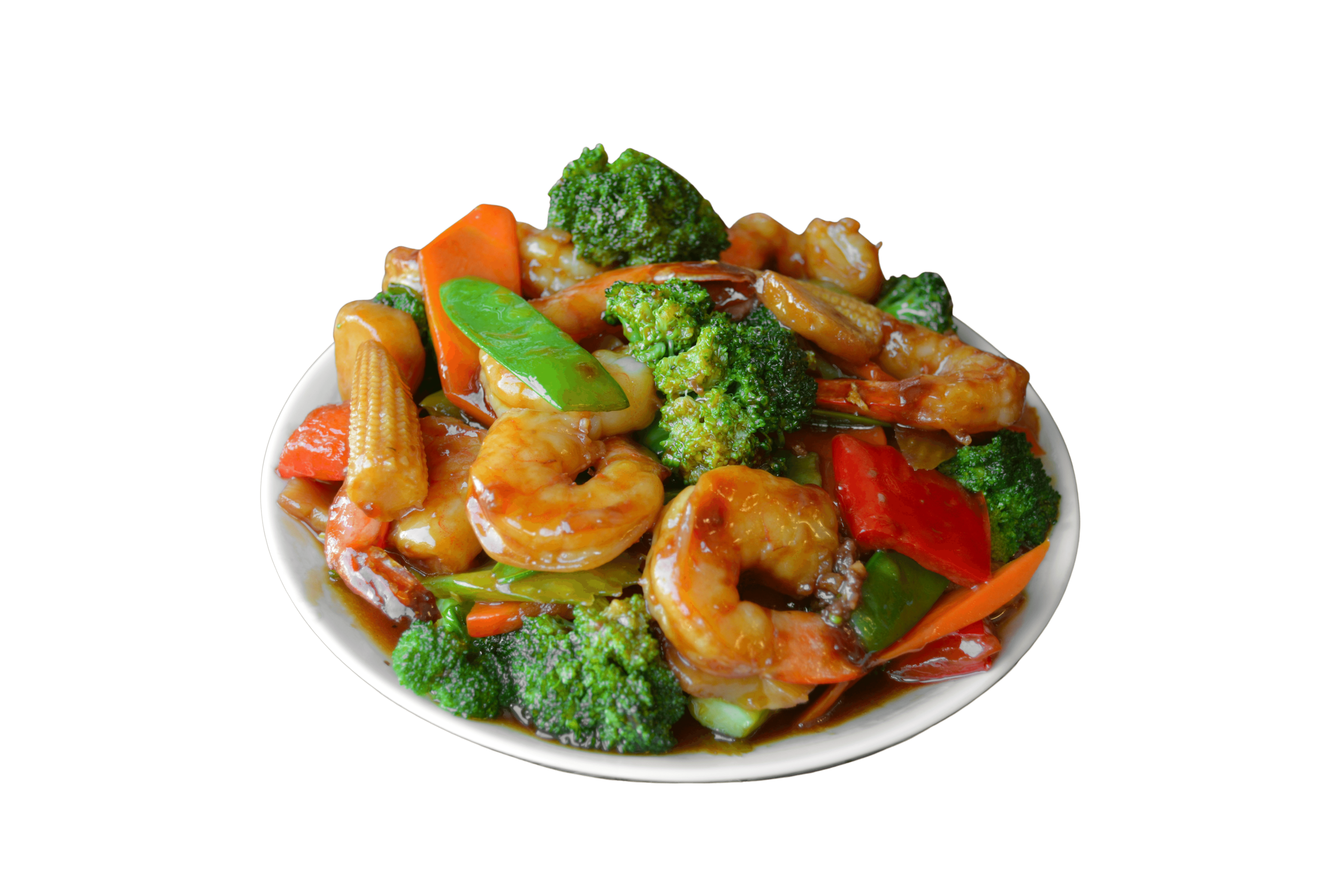 Order Jumbo Shrimp with Mixed Vegetables food online from Halal China Kitchen Plus store, Jamaica on bringmethat.com