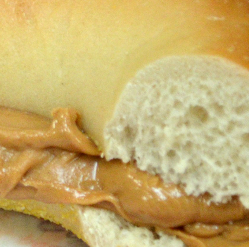 Order  Bagel w/Peanut Butter food online from Bagel Cafe store, Herndon on bringmethat.com
