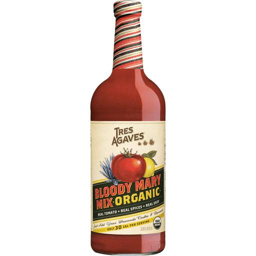 Order Tres Agaves Organic Bloody Mary Mix (1 LTR) 99215 food online from BevMo! store, Greenbrae on bringmethat.com