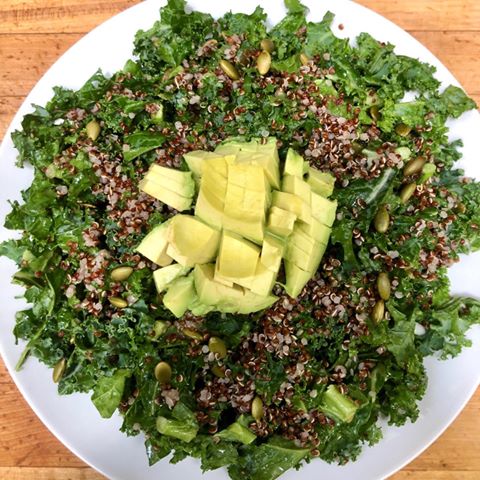 Order Kale and Herbed Quinoa Salad food online from Neli's catering restaurant store, Los Angeles on bringmethat.com
